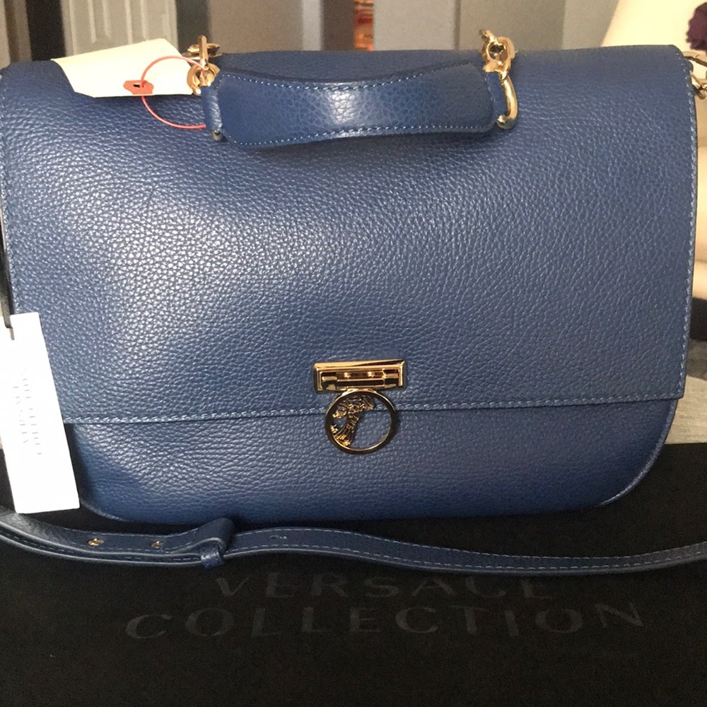 Versace Collection Large Top Handle & Strap Bag